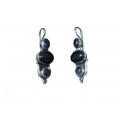 Earring0033-Nice Earring made with Beautiful Amethyst Stone and Silver